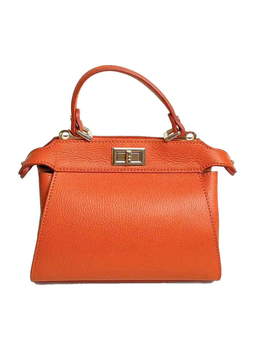 Жіноча шкіряна двостороння сумка Caroline