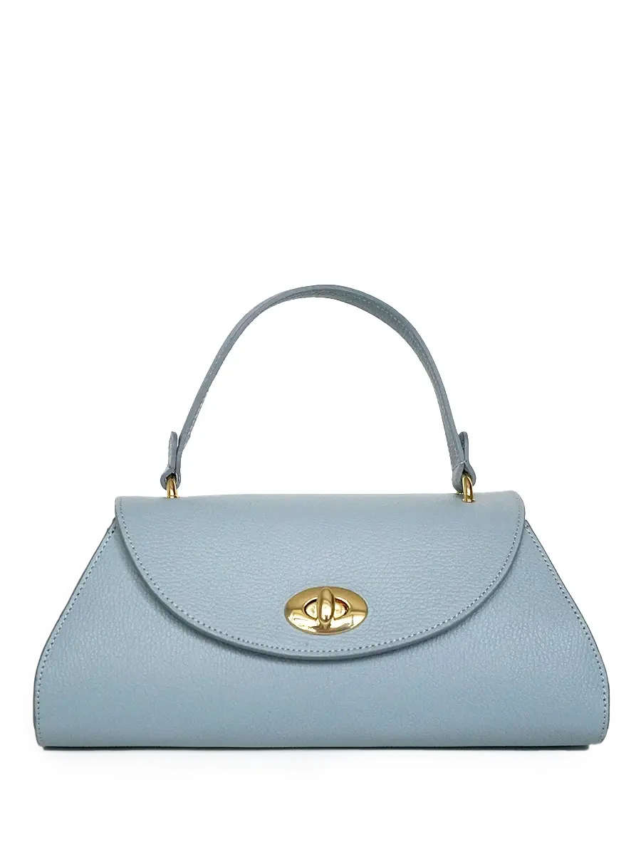 Сумка-багет шкіряна середнього розміру Marianna