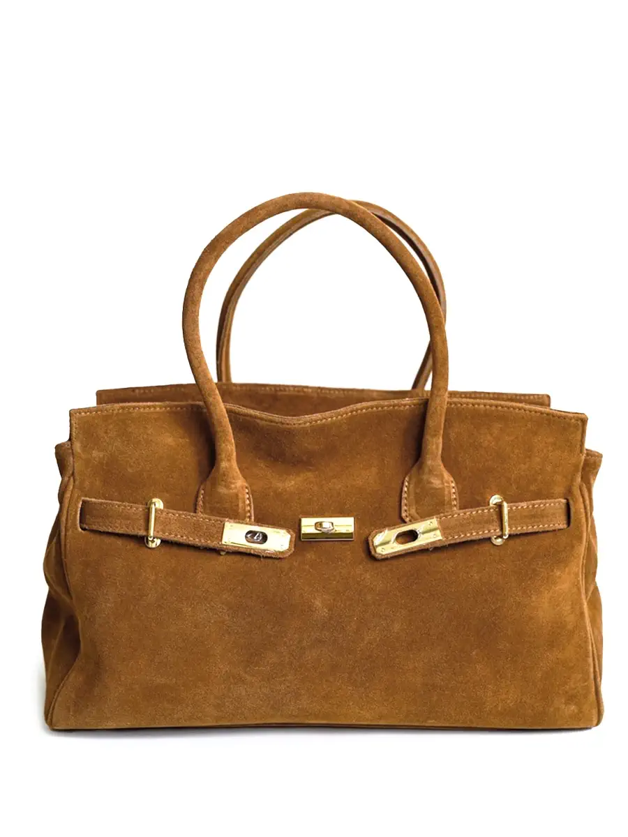 Сумка замшева великого розміру Mariella