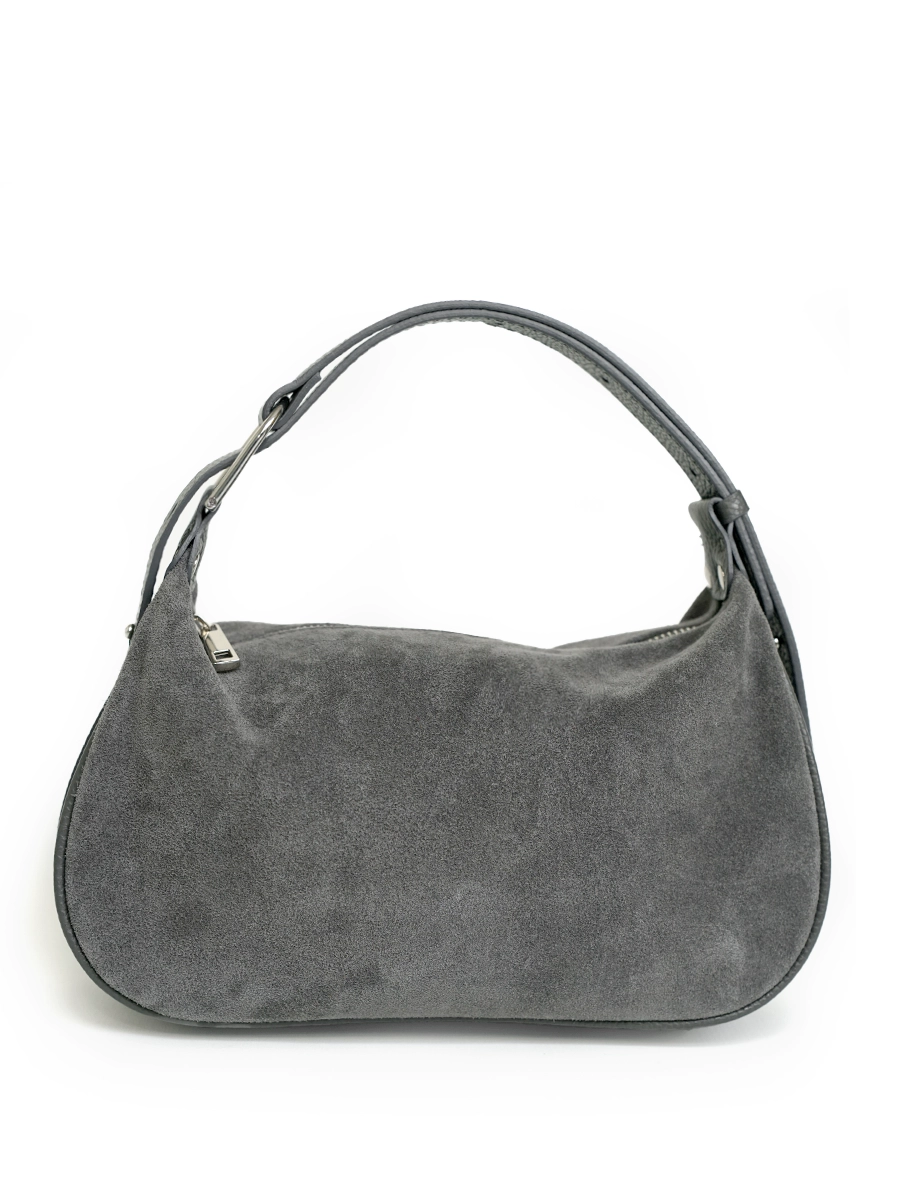 Сумка замшева з шкіряними вставками Cloe