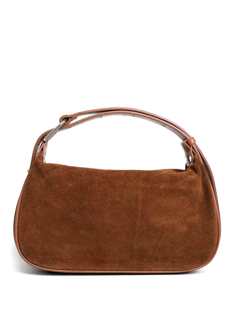 Сумка замшева з шкіряними вставками Cloe