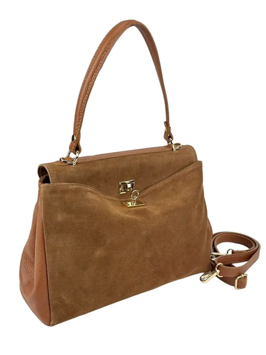 _DSC1686 Сумка замшева великого розміру Ernestina