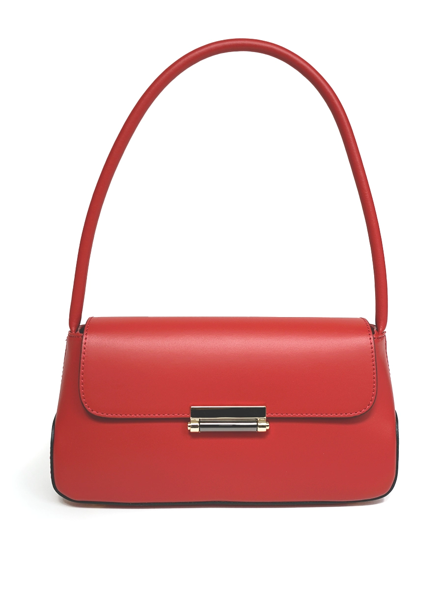 Сумка-багет з гладенької шкіри Michela